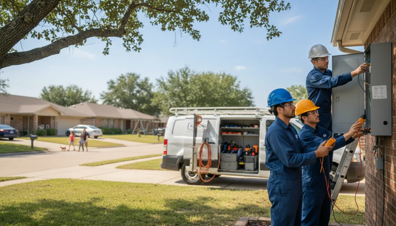 Certified electrician providing emergency electrical services in Broughton, IL